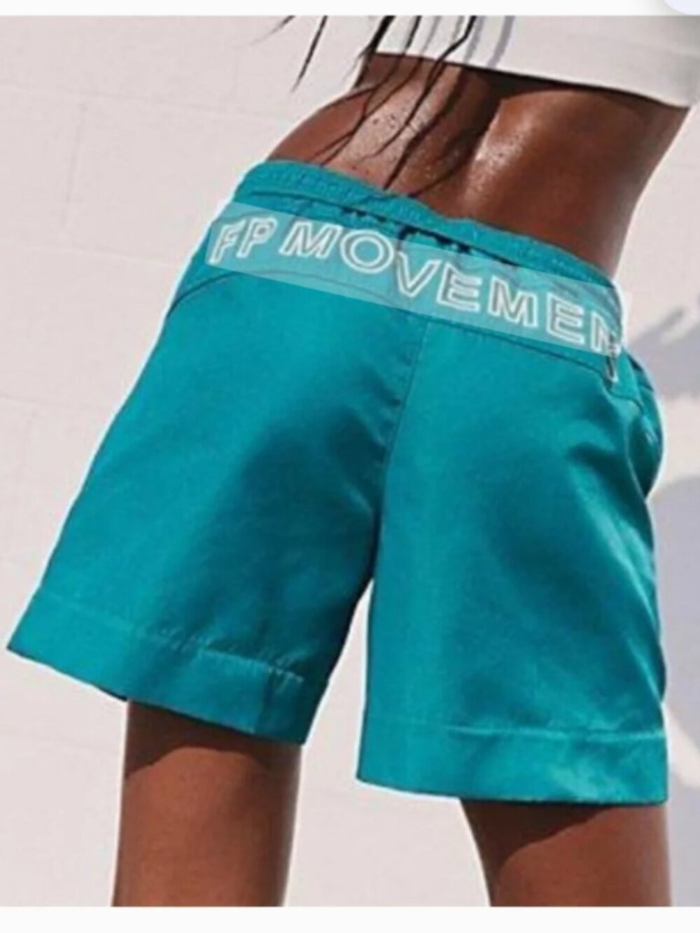 NWT Free People Look Back At It Shorts in Endzone Combo